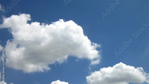 Time lapse Blue sky with cloud , High Definition 1920x1080 Video Format photo