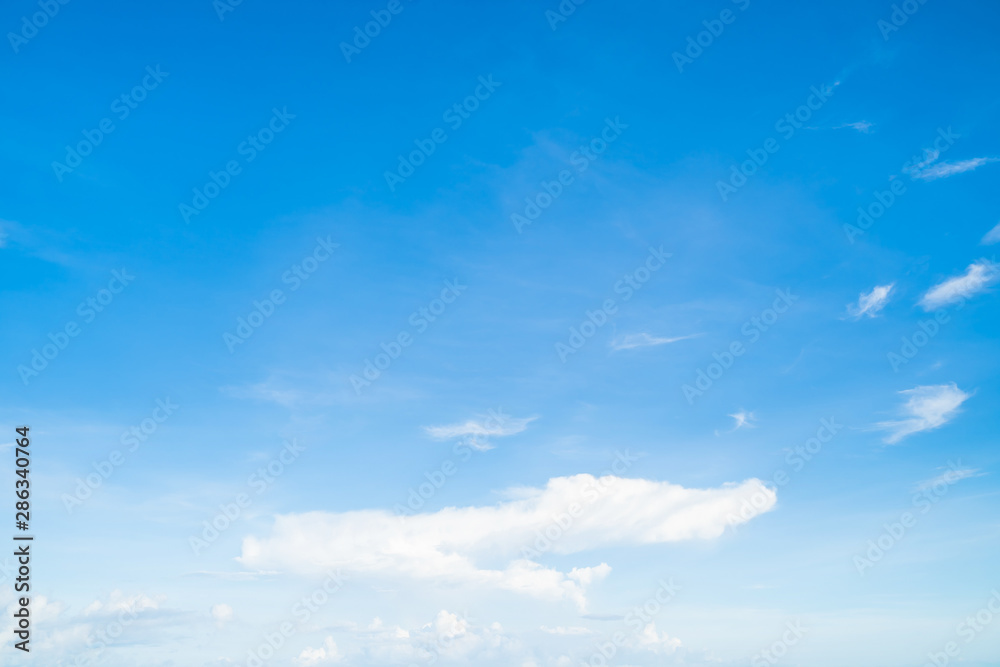 Fototapeta premium Blue sky with cloud tropical area at Phuket Thailand.