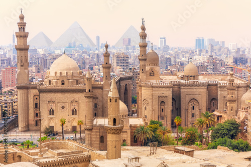 Mosque-Madrassa of Sultan Hassan in the Old city of Cairo, Egypt