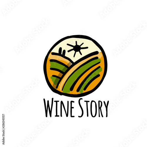 Wine label for your design