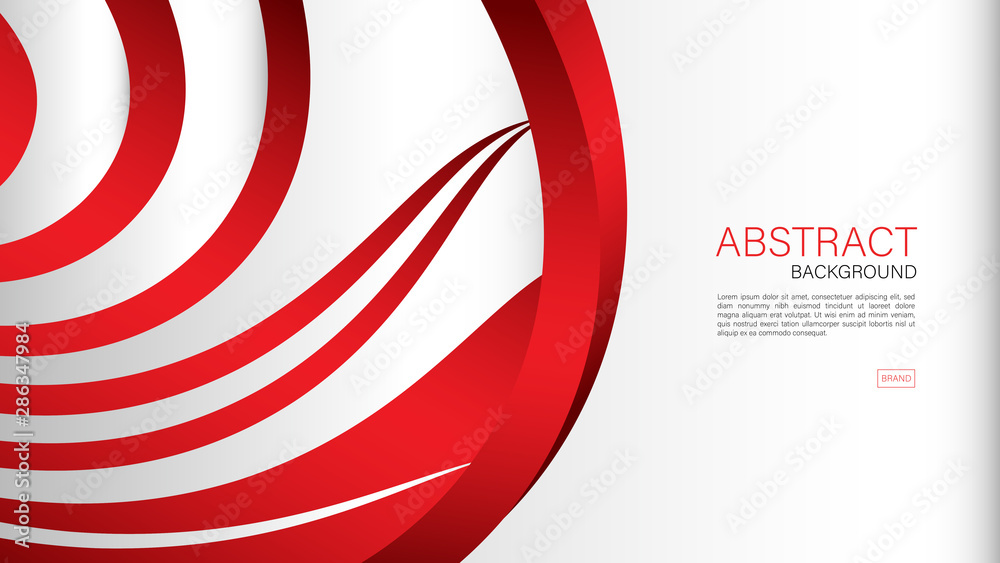 Red abstract background, Geometric vector, cover design, flyer template, banner, web page, book cover, advertisement