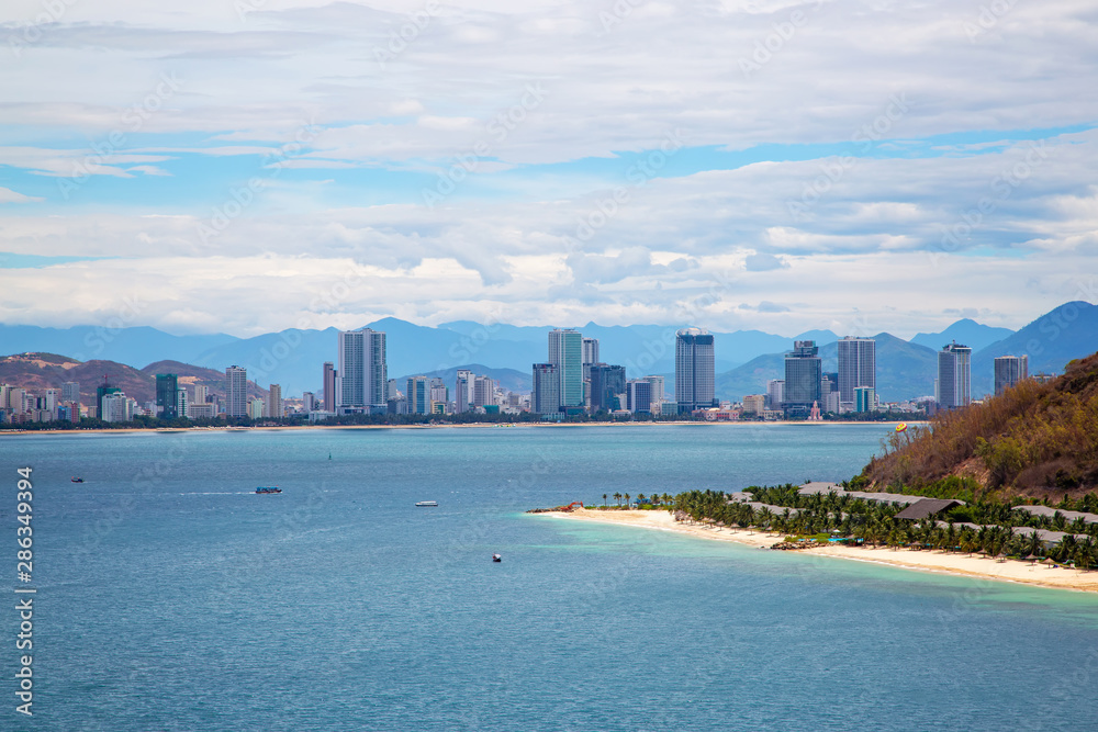 View from Vinpearl to Nha Trang View from Vinpearl to Nha Trang