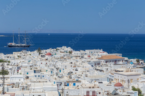 views of the old town, Mykonos, Greece