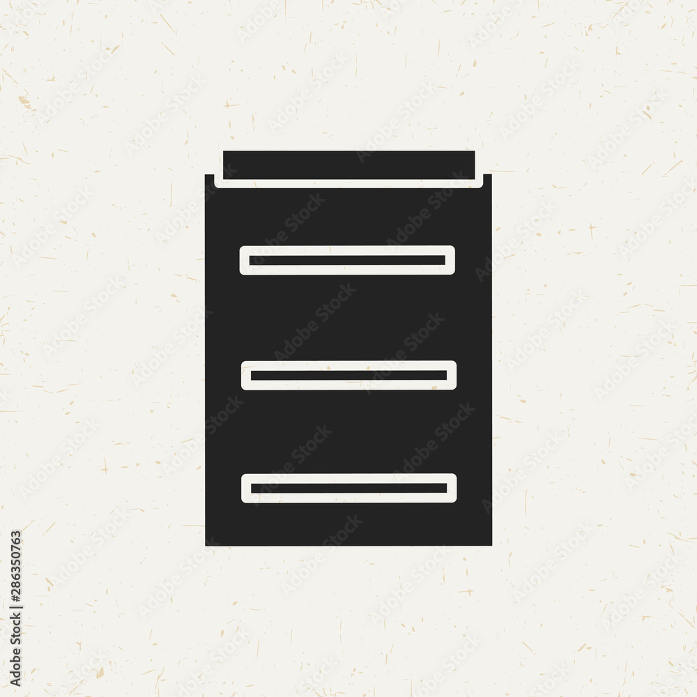 Flat minimal medical report icon. Simple vector medical report icon. Isolated medical report icon for various projects. Flat minimal medical report icon. Simple vector medical report icon. Isolated medical report icon for various projects.