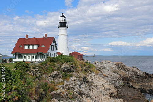 Portland Head Lighthouse at Cape Elizabeth  Portland  Maine
