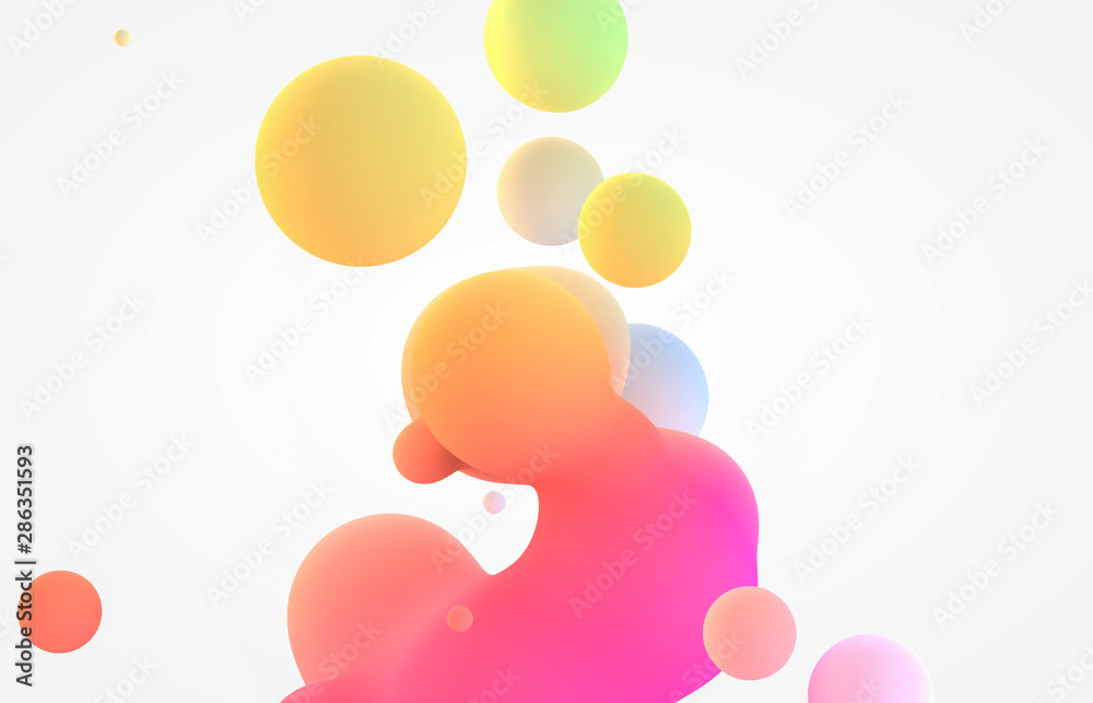 Abstract colorful 3d art background. Holographic floating liquid blobs, soap bubbles, metaballs. Abstract colorful 3d art background. Holographic floating liquid blobs, soap bubbles, metaballs.
