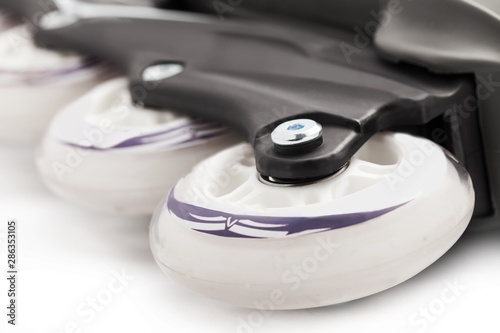 Obraz na płótnie Wheels on a rollerblade