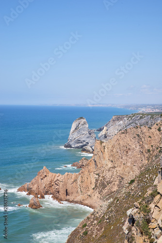 Cape ROCA located on territory of Portugal photo