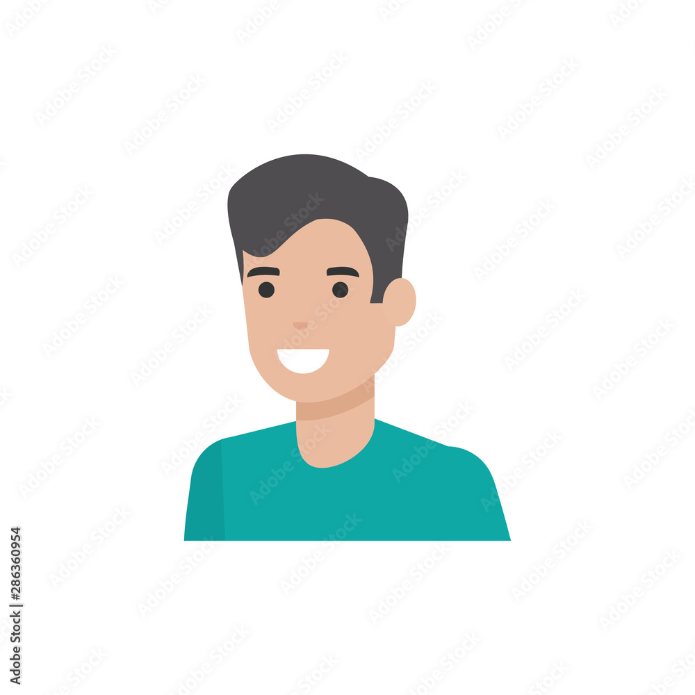 Isolated avatar man vector design Isolated avatar man vector design