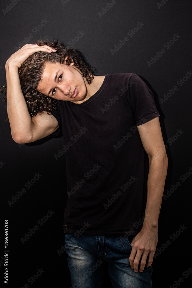 Charming stylish sexy male model Charming stylish sexy male model