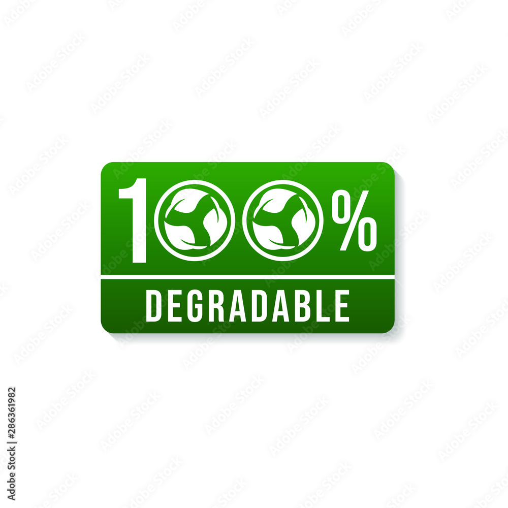 Biodegradable recyclable plastic free package icon. vector illustration Biodegradable recyclable plastic free package icon. vector illustration