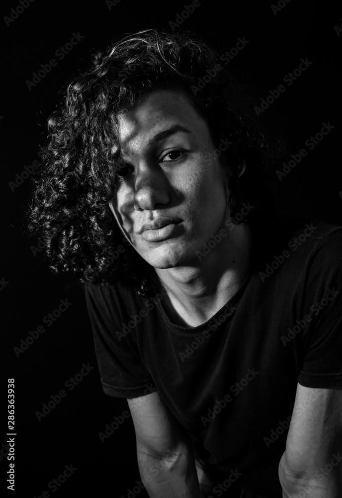 Fototapeta premium Charming stylish sexy male model