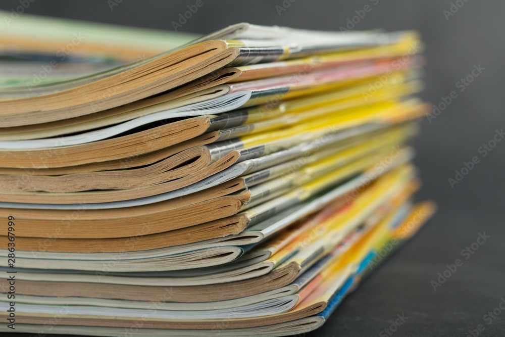 Stack of magazines Stack of magazines
