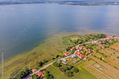 Fototapeta Naklejka Na Ścianę i Meble -  Jezioro Śniardwy, Mazury, Polska.	