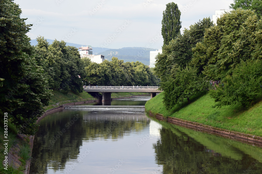 bridge over the river