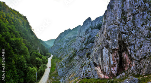 the Intregalde gorges Romania