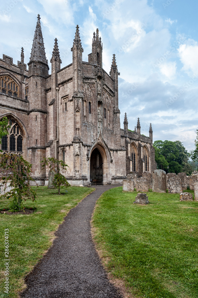 St Peter and St Pauls Church in Northleach town, Gloucestershire, Cotswolds, England - United Kingdom