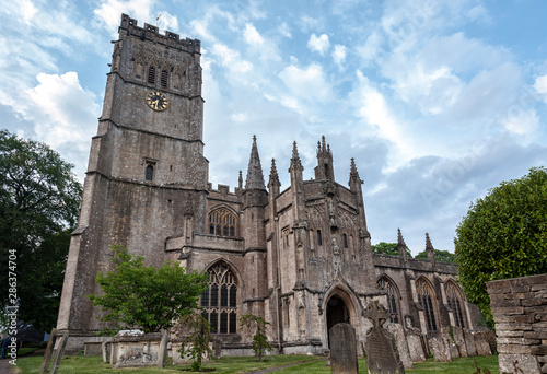 St Peter and St Pauls Church in Northleach town, Gloucestershire, Cotswolds, England - United Kingdom photo