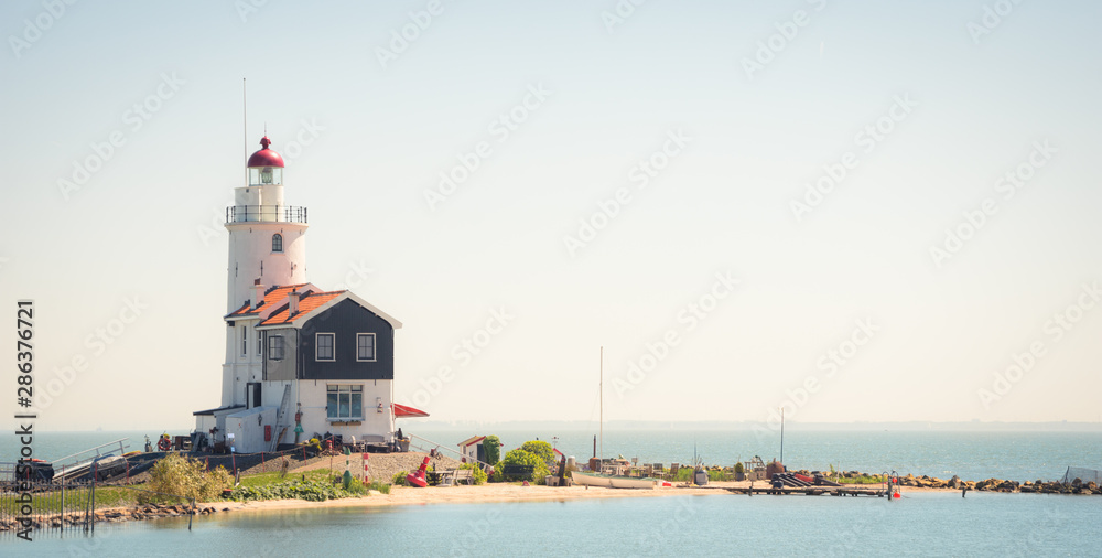 Lighthouse in Marken Holland