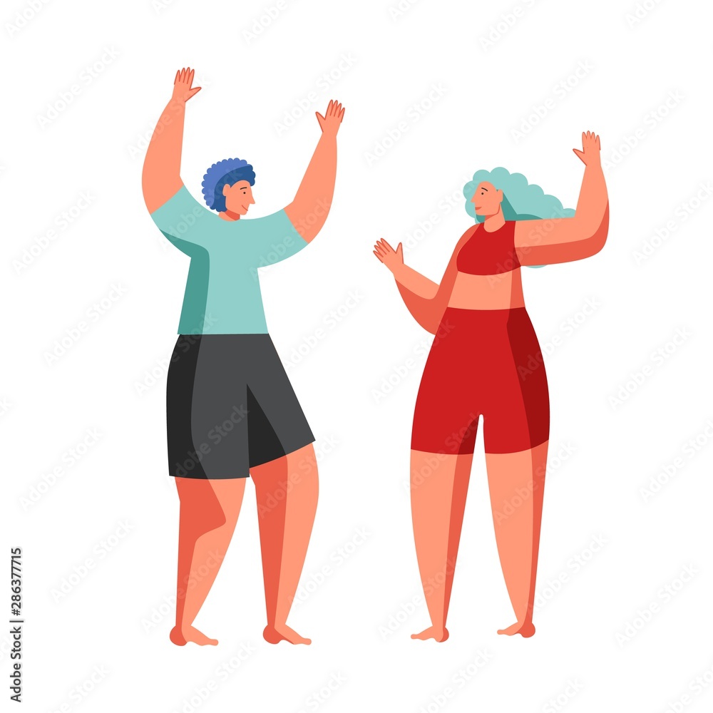 Summer beach holidays, vector flat isolated illustration Summer beach holidays, vector flat isolated illustration