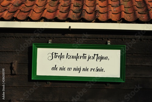 Naklejka Strefa komfortu