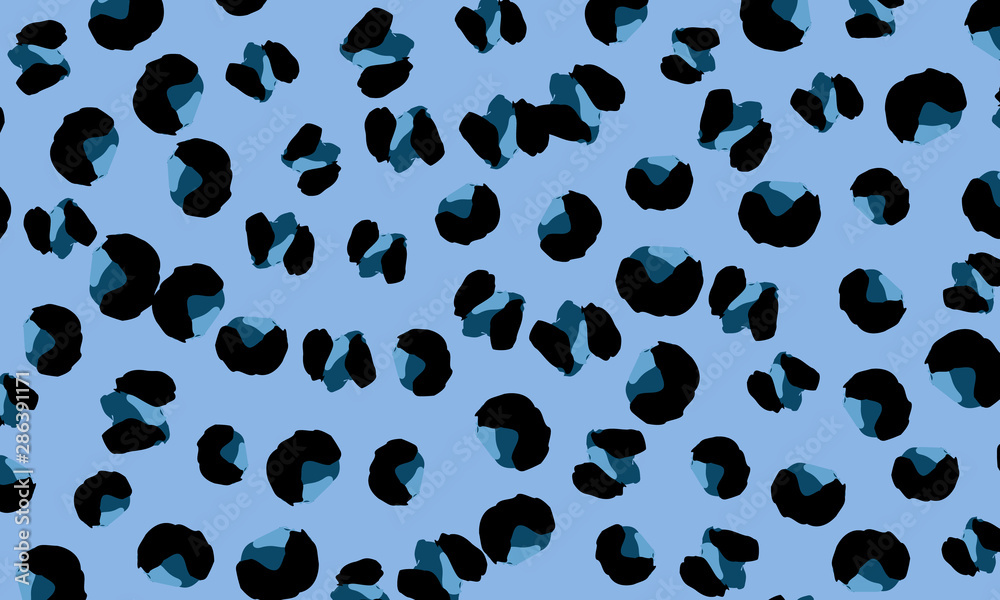 Fototapeta premium Leopard print design. Animal skin pattern.
