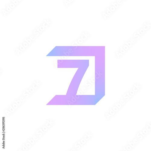 7 Number logo design vector element Free Download 7 Number logo design vector element - GFXLoad