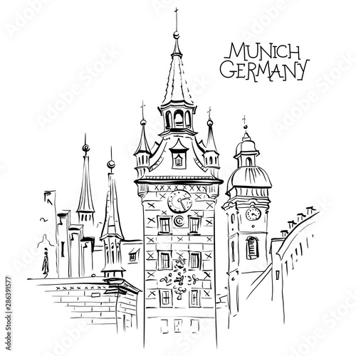 Old Town Hall in Munich, Germany