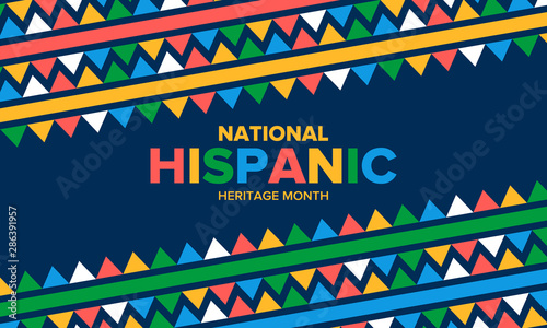 Photographie National Hispanic Heritage Month in September and October
