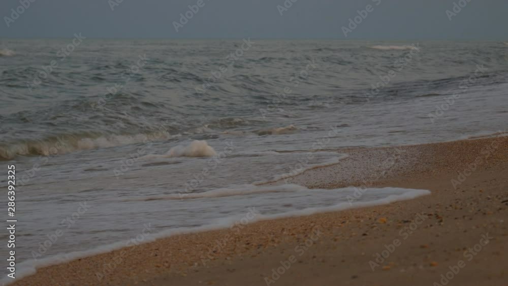 ocean or sea waves crashing on the shore. ocean or sea waves crashing on the shore.