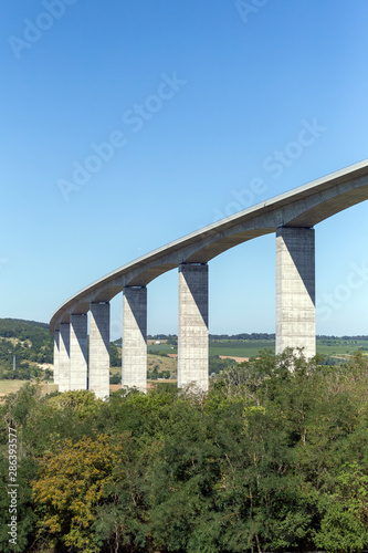 Koroshegy Viaduct near the lake Balaton in Hungary. © skovalsky