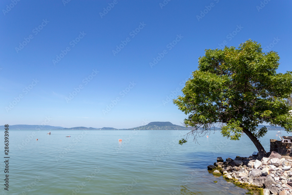 Lake Balaton view from Fonyod, Hungary. Lake Balaton view from Fonyod, Hungary.