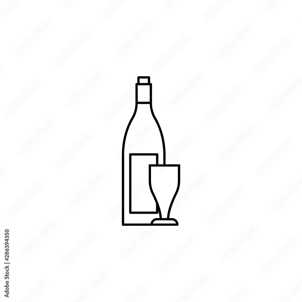 Wine vector icon. Wine vector illustration Wine vector icon. Wine vector illustration