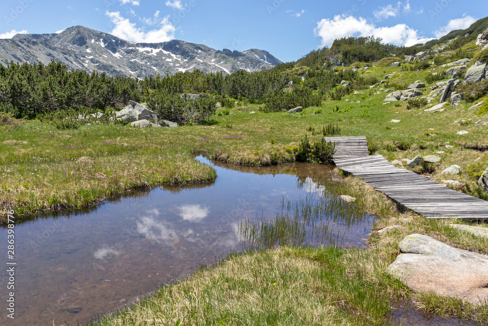 Fototapeta premium Landscape near The Fish Lakes, Rila mountain, Bulgaria