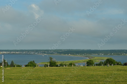 Valokuvatapetti Summer in Nova Scotia: Overlooking Indian Bay to Dominion Beach Provincial Park