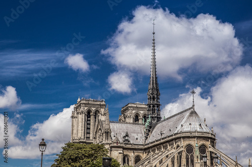 Notre de Dame de Paris Cathedral in France