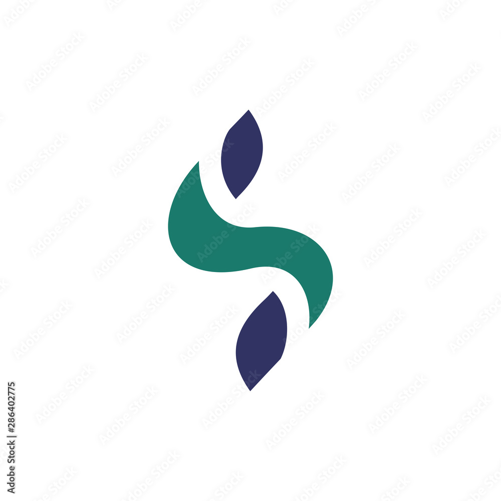 Naklejka premium letter s logo design template