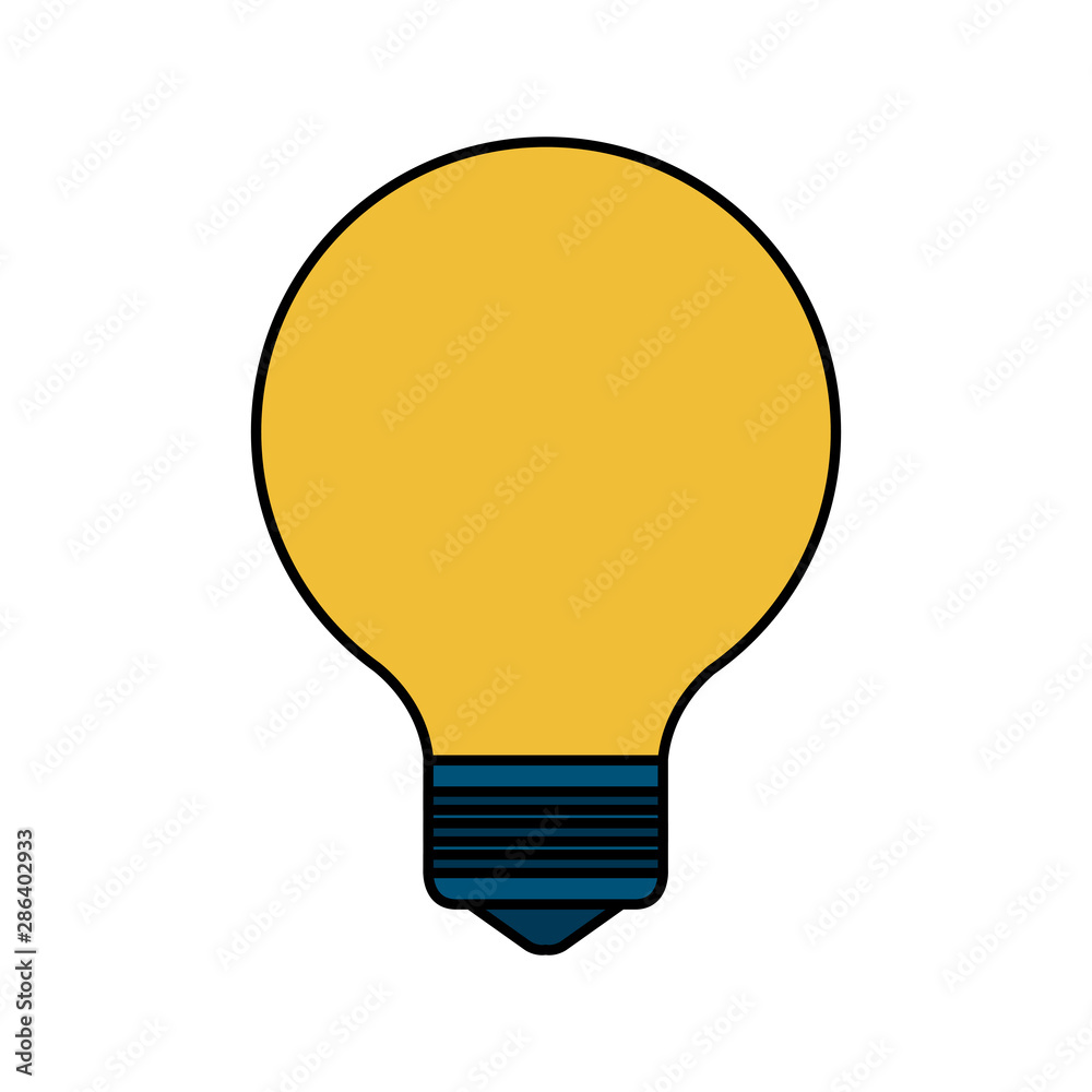 bulb light think idea icon bulb light think idea icon
