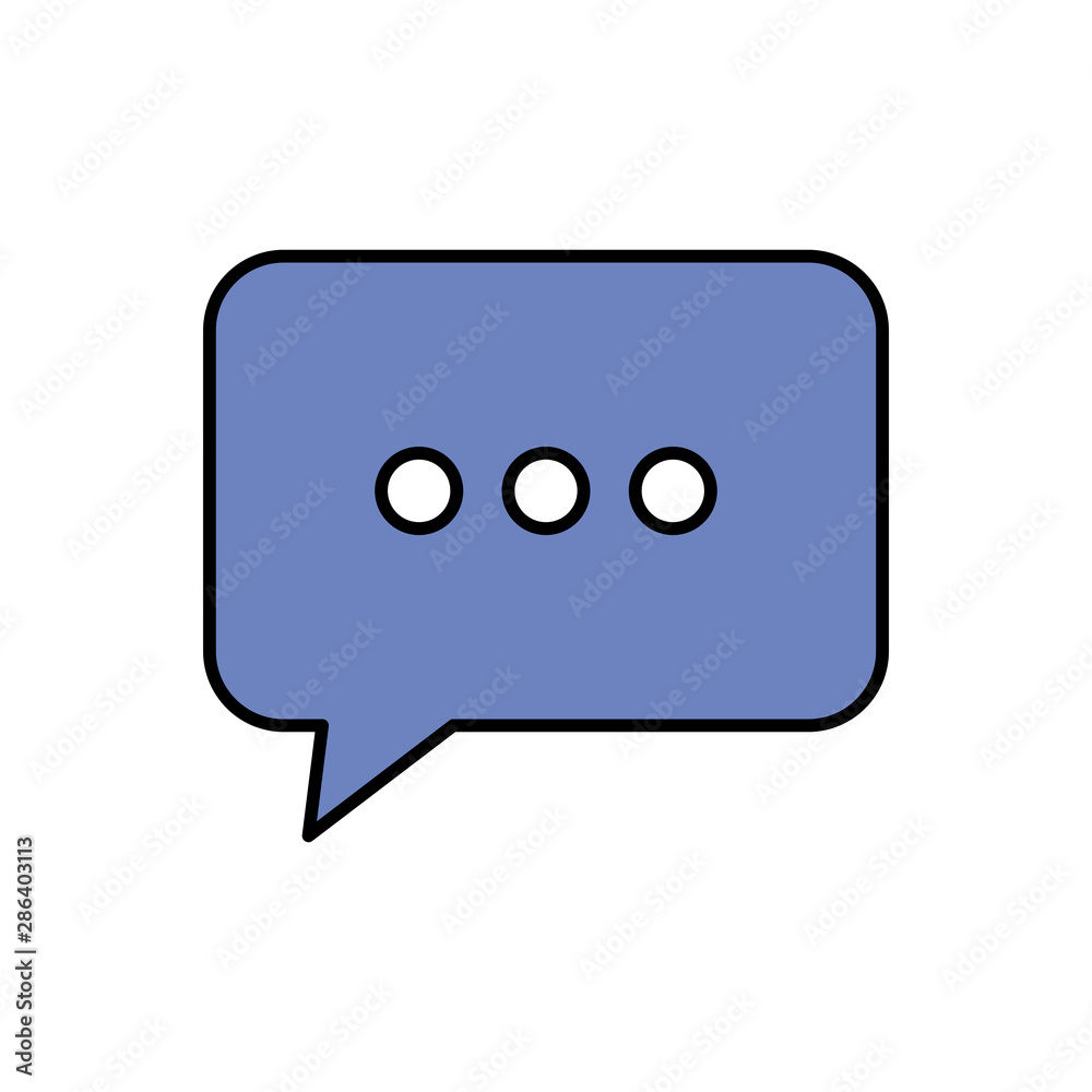 speech bubble message isolated icon speech bubble message isolated icon