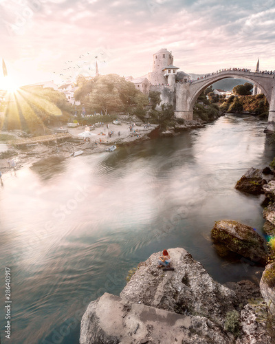 Sunset at Starigrad, Mostar Bosnia Herzigowina 