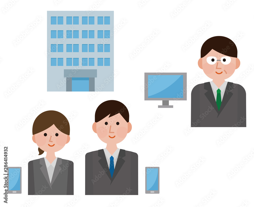 人材マッチング イラスト Stock Vector Adobe Stock