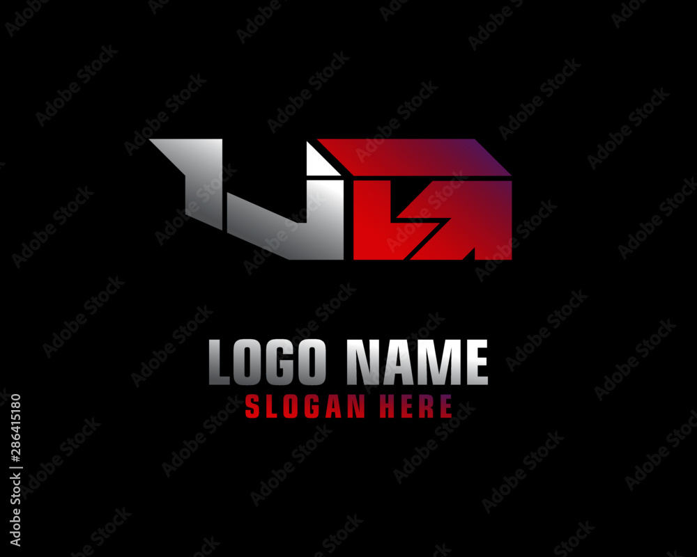 VG Initial letter logo template vector VG Initial letter logo template vector
