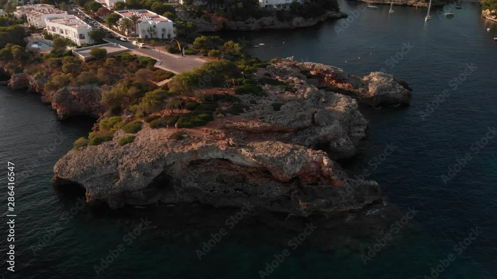 Spain Mallorca Cala Ferrera and Cala Esmeralda beaches at 4k 60fps and 30fps with a drone DJI MAvic Air and Action cam YI 4k+ 
shoots from above and below