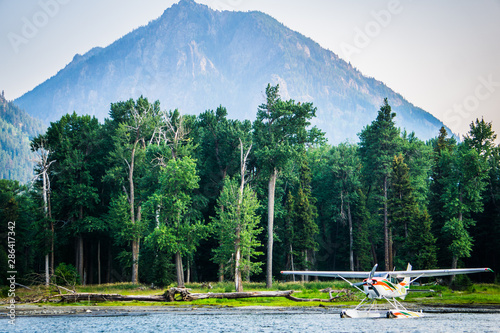 Sea Plane in the Mountains photo