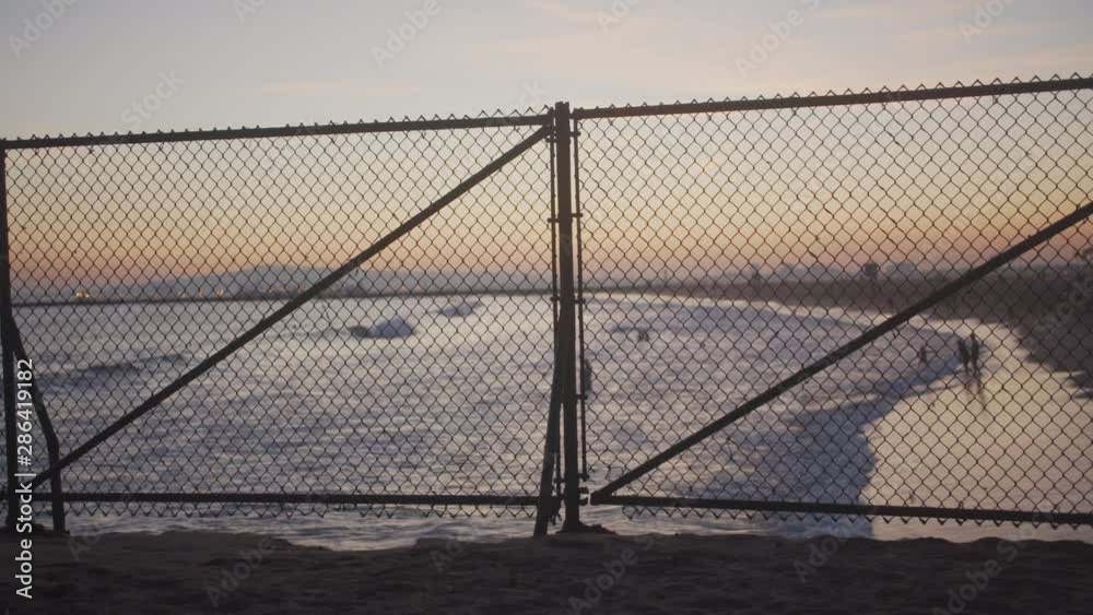 Stragglers on an evening beach. Stragglers on an evening beach.