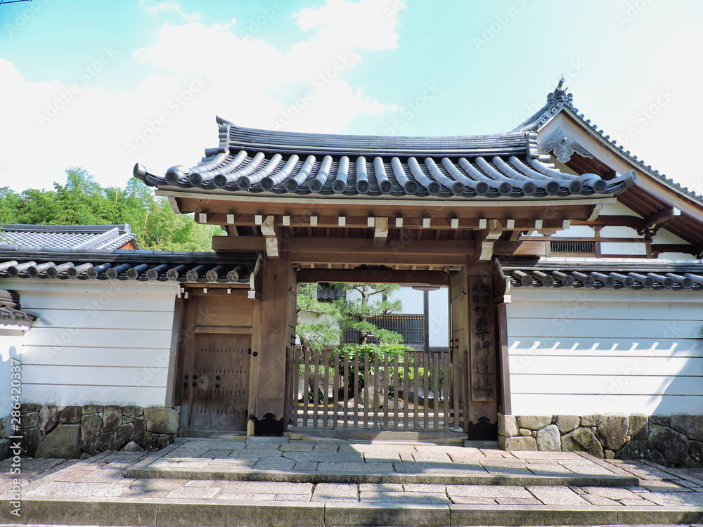 Japanese entrance style Arashiyama Japan Japanese entrance style Arashiyama Japan