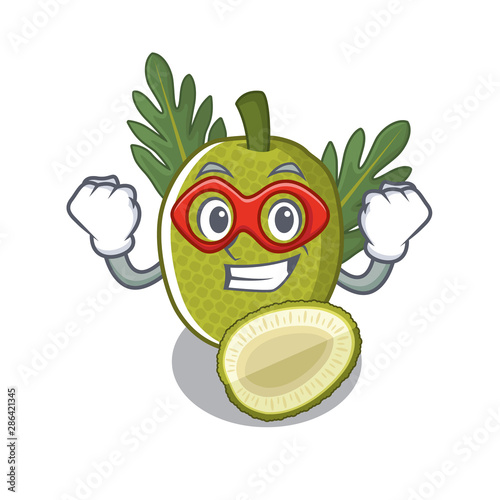 Super hero breadfruit with in the character shape photo