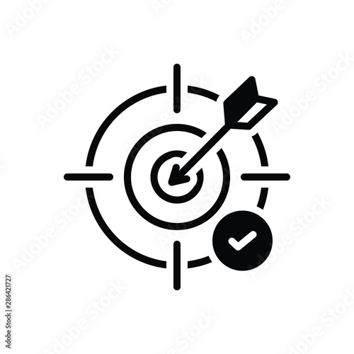 Free Download Black solid icon for objective  - GFXLoad