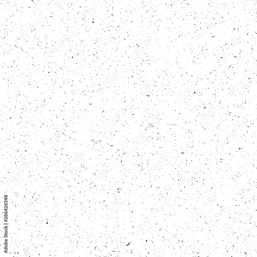 Black and white grunge background. Monochrome abstract texture of cracks, scuffs, chips, dust. Design for backgrounds, wallpapers, covers and packaging