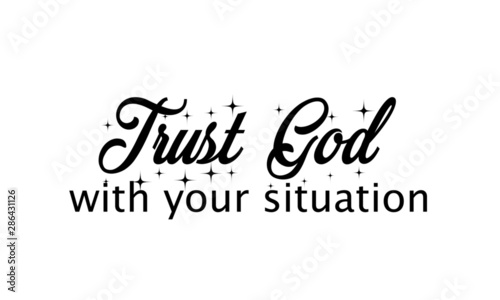 Bible verse typography design for posters, cards, home decor